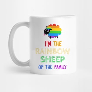 The Rainbow Sheep Of The Family Mug